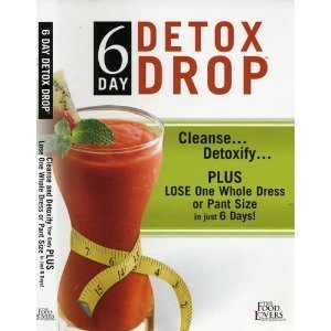 6 Day Detox Drop, Cleanse Detoxify Plus Lose One Whole Dress or Pant Size in just 6 Days, The Food Lovers Fat Loss System, DVD, Robert Ferguson