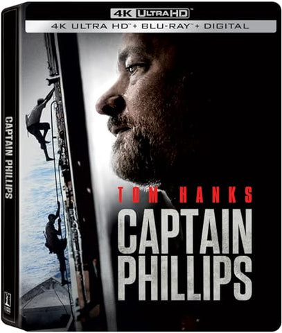 Captain Phillips 4K Ultra HD SteelBook (4K Ultra HD + Blu-ray + Digital) [4K UHD]