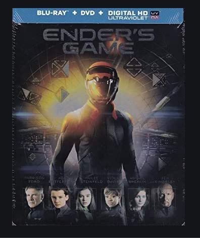 Ender's Game Blu Ray + DVD + Digital HD Ultraviolet in Collector's Steelbook Packaging