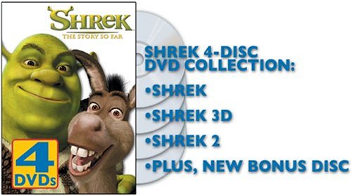 Shrek - The Story So Far (Shrek 1 & 2 Full Screen / Shrek 3D - Party in the Swamp) [DVD]