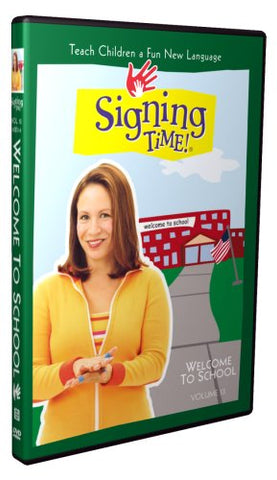 Signing Time Volume 13: Welcome to School DVD