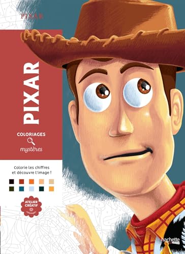 Pixar - 100 dessins à révéler [ Adult coloring book ] (French Edition)