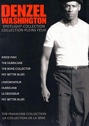 Denzel Washington Spotlight Collection: Inside Man / The Hurricane / The Bone Collector / Mo' Better Blues [DVD]