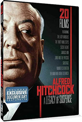 ALFRED HITCHCOCK A Legacy of Suspense 20 FILMS DVD 4-Disc Set