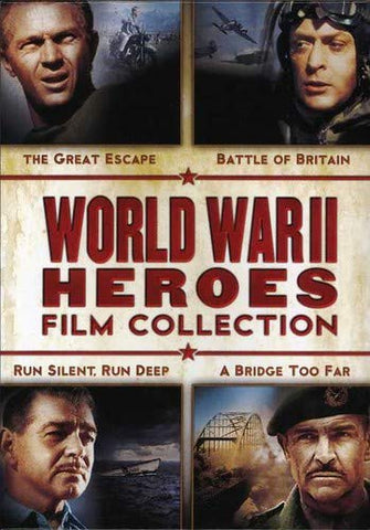 World War II Heroes Film Collection (Run Silent, Run Deep / The Great Escape / A Bridge Too Far / The Battle of Britain)