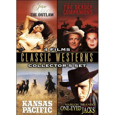 Classic Westerns Collector's Sets (The Outlaw / The Deadly Companions / Kansas Pacific / One-eyed Jacks)