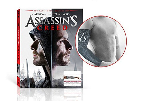Assassin's Creed Exclusive Limited Edition + Hidden Dagger Arm Sleeve (Blu Ray + DVD + Digital HD)