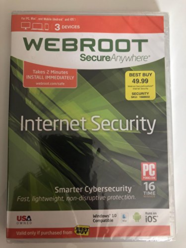 WEBROOT SECUREANYWHERE INTERNET SECURITY 2006-2017