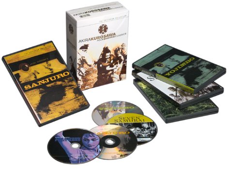 Akira Kurosawa: Four Samurai Classics (Seven Samurai / The Hidden Fortress / Yojimbo / Sanjuro) (The Criterion Collection) [DVD]