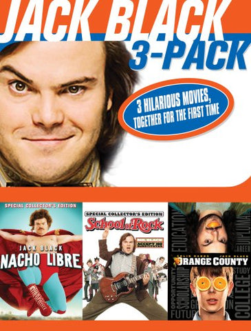 Jack Black 3 Pack (Nacho Libre / School of Rock / Orange County) [DVD]