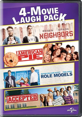 Neighbors / American Pie / Role Models / Accepted 4-Movie Laugh Pack [DVD]