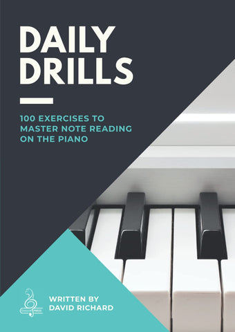 Daily Drills: 100 Exercises to master note reading on the Piano