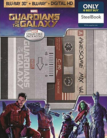 Guardians of the Galaxy 3D SteelBook (Blu-ray 3D / Blu-ray / Digital HD)
