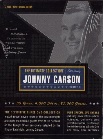 The Ultimate Johnny Carson Collection - His Favorite Moments From The Tonight Show (Vols. 1-3) (1962-1992)