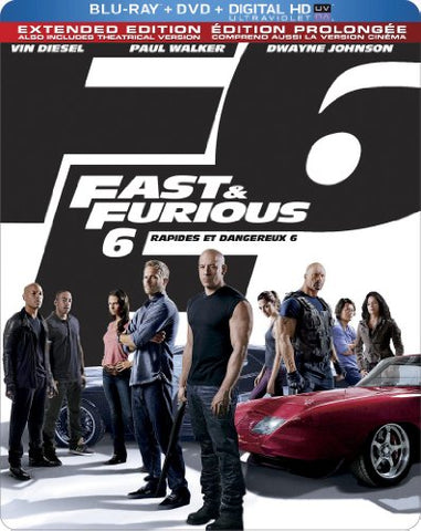 Fast & Furious 6 (Limited Extended Edition SteelBook) (Blu-ray + DVD)