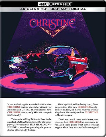 Christine (u.s. Exclusive Steelbook 4k Ultra Hd + Blu-ray + Digital Hd)
