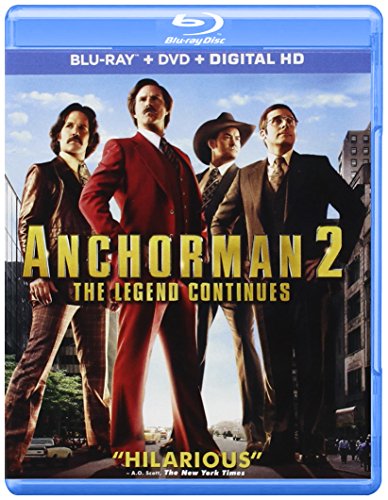 Anchorman 2: The Legend Continues (Blu-ray + DVD + Digital HD)