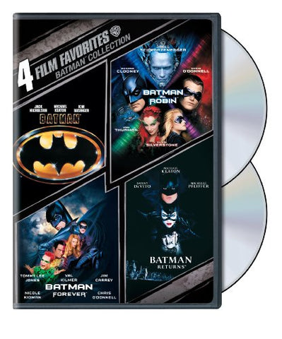 4 Film Favorites: Batman Collection (Batman / Batman Forever / Batman and Robin / Batman Returns)