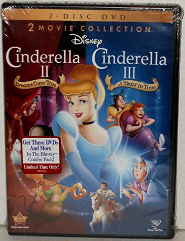 Cinderella II: Dreams Come True / Cinderella III: A Twist In Time (Two-Disc DVD Collection)