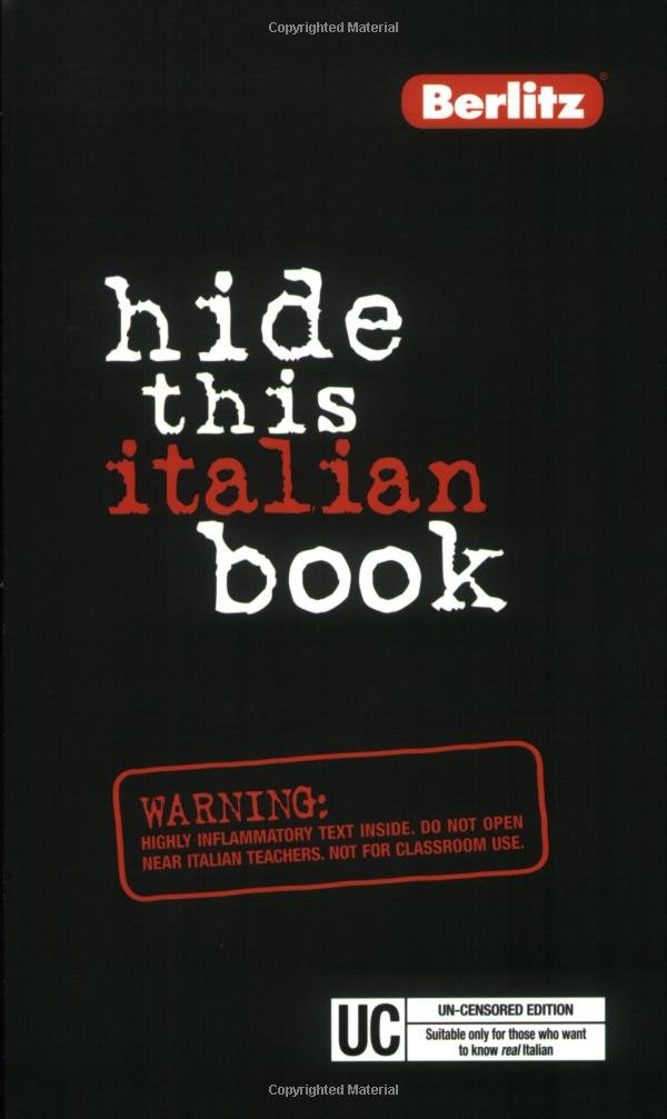 Hide This Italian Book
