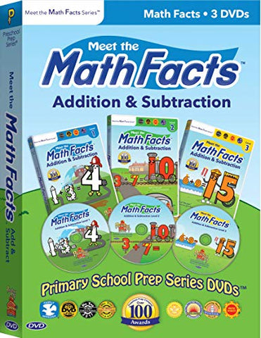 Meet the Math Facts Addition & Subtraction - 3 DVD Boxed Set