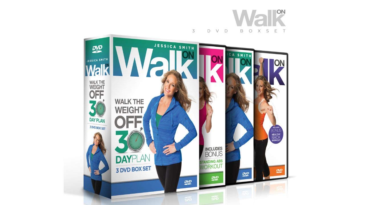 Walk On: Walk the Weight Off 30 Day Plan (Low Impact High Results Program) [3 DVD Box Set]