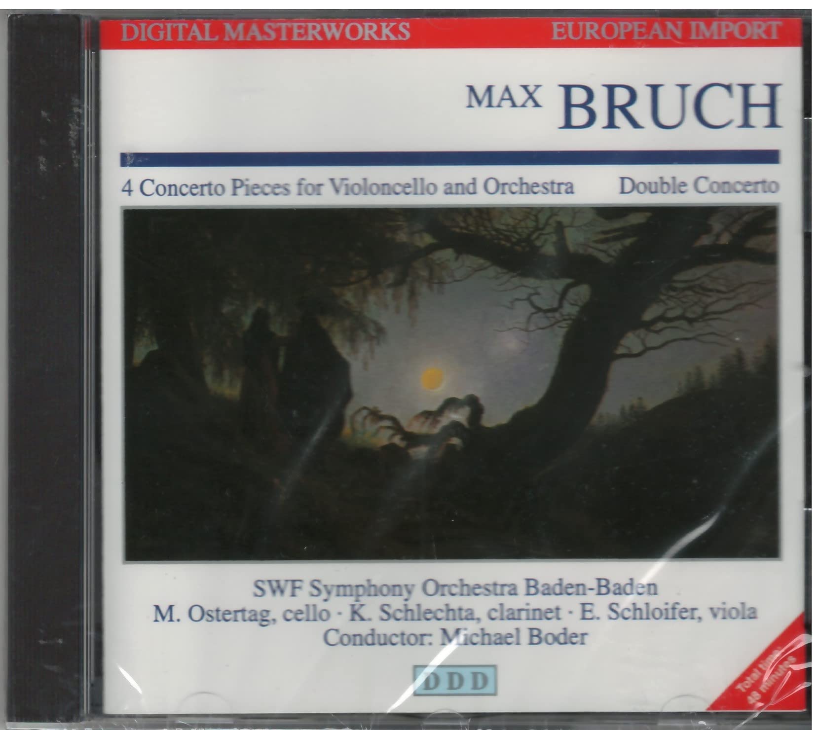 Bruch: Concerto Pieces for Cello & Orchestra (Op. 47, 56, 61, 55) / Double Concerto for Clarinet. Viola, and Orchestra, Op. 88