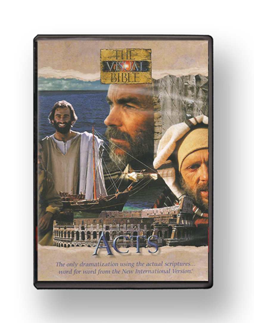 Visual Bible Acts of the Apostles, DVD Holy Bible-Bible Stories-Jesus-St. John-St. Peter-Bible-Bible Stories for Children-Pentecost-St. James-Judas-Healing-Salvation-The Holy Spirit-St. Stephen-St. Paul-Temple-Jerusalem-Sea of Galilee-Miracle-Conversion