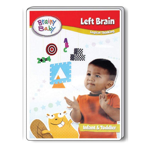 Brainy Baby Left Brain Infant Learning: Logical Thinking Infant Brain Development DVD Deluxe Edition