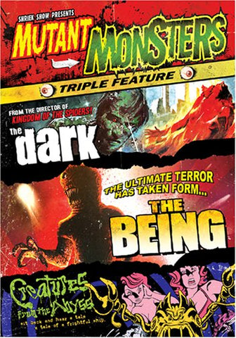 Mutant Monsters Triple Feature (The Dark / The Being / Creatures From the Abyss) [DVD]