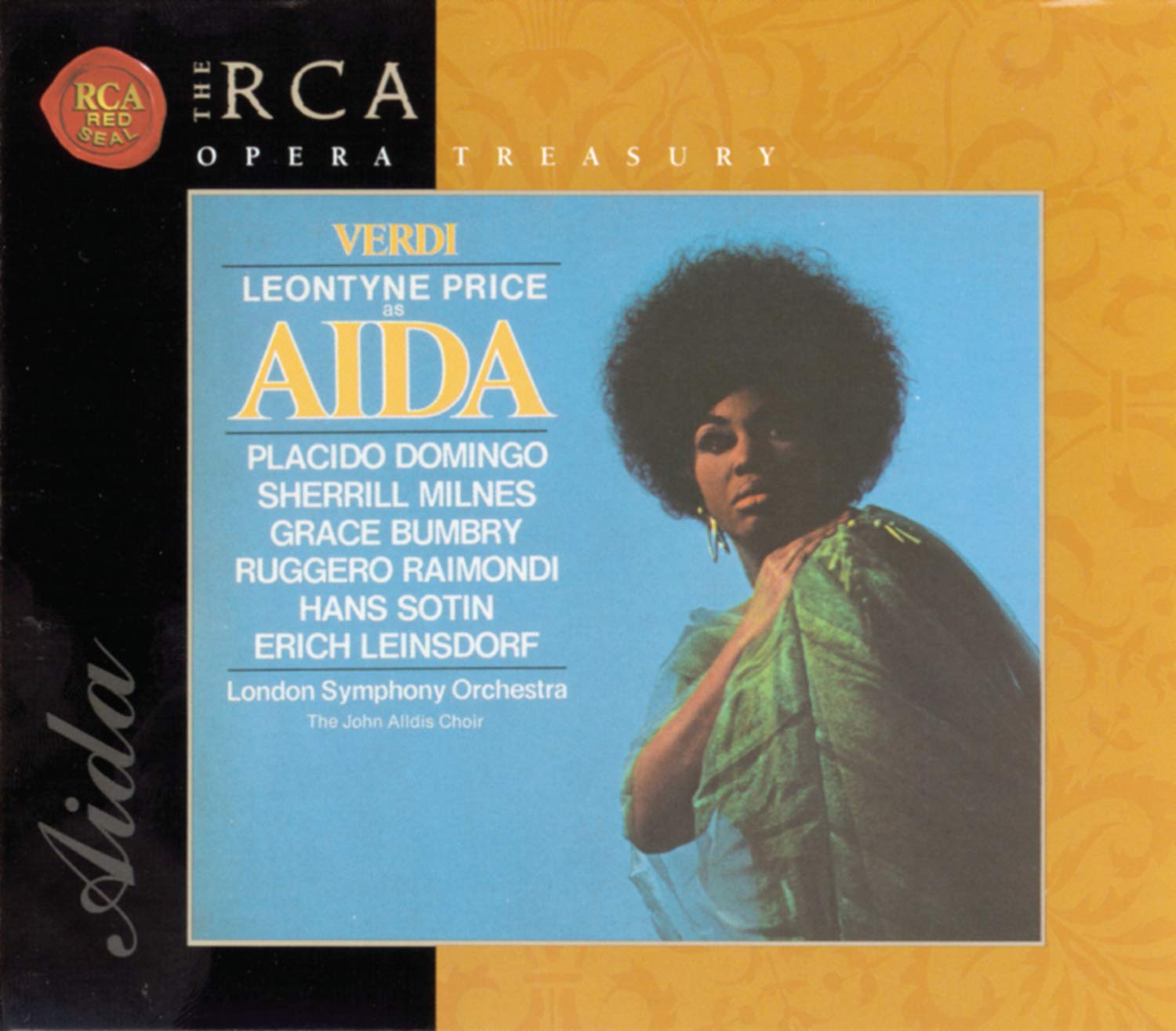 RCA Opera Treasury - Verdi: Aida / Leinsdorf, Price, Domingo, Milnes, Bumbry, et al