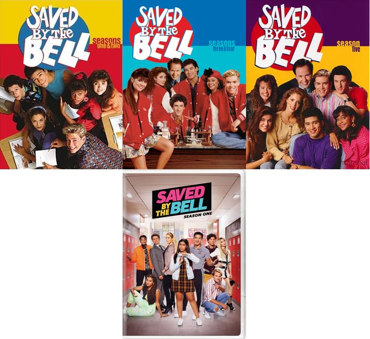 Saved by the Bell: The Ultimate DVD Collection – Saved by the Bell: The Complete Original Series (Seasons 1, 2, 3, 4 & 5) / Saved by the Bell (2020 Remake): Season 1 / Region 1/A