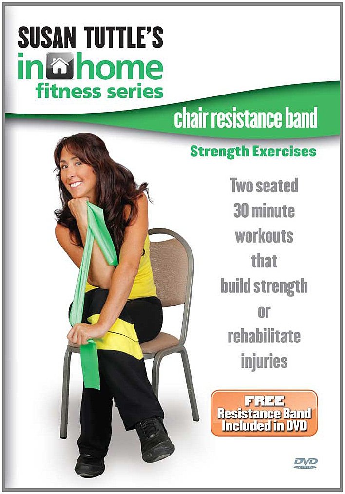 Chair Resistance Band Strength Exercises