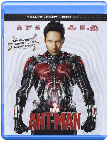 Ant-Man [Blu-ray+ Digital Copy + 3D + Blu-ray + Digital HD]