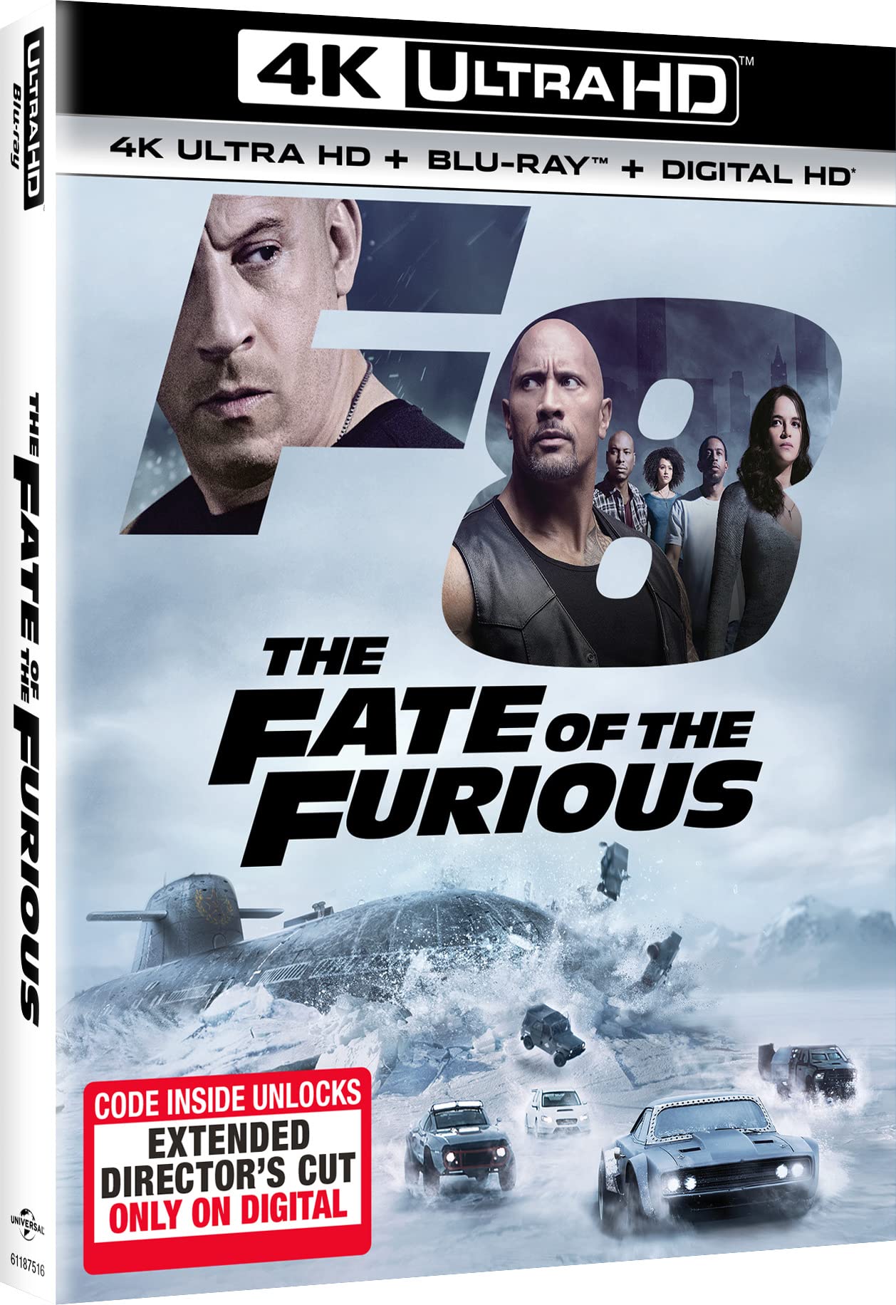 The Fate of the Furious [4K + Blu-ray + Digital] [4K UHD]