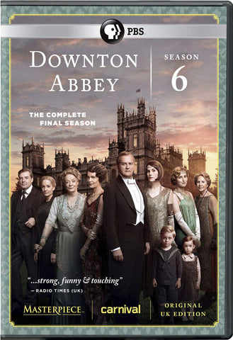 Downton Abbey Season 6 DVD Final Season PBS Masterpiece Original UK Edition Carnival