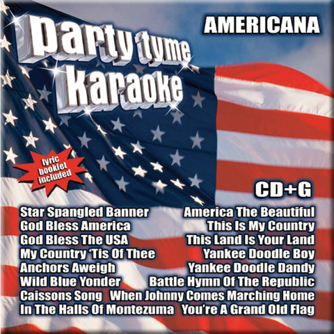 Party Tyme Karaoke - Americana (16-song CD+G)