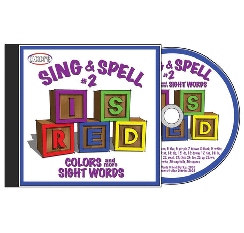 Sing & Spell the Sight Words: Volume 2 - Colors and more Sight Words CD
