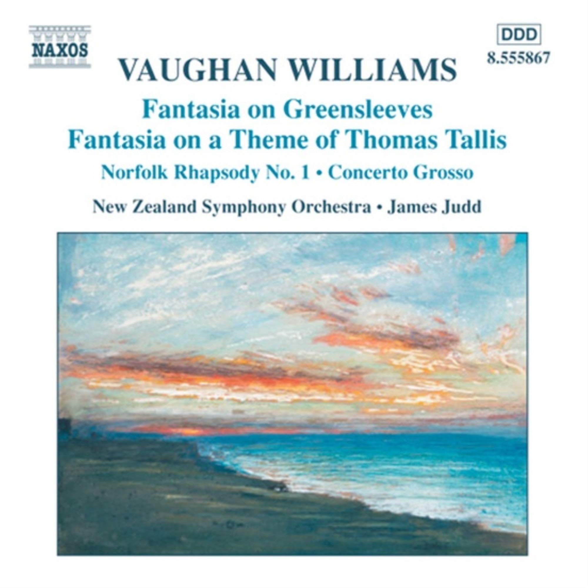 Vaughan Williams: Fantasia on Greensleeves / Fantasia on a Theme of Thomas Tallis / Norfolk Rhapsody No. 1 / Concerto Grosso