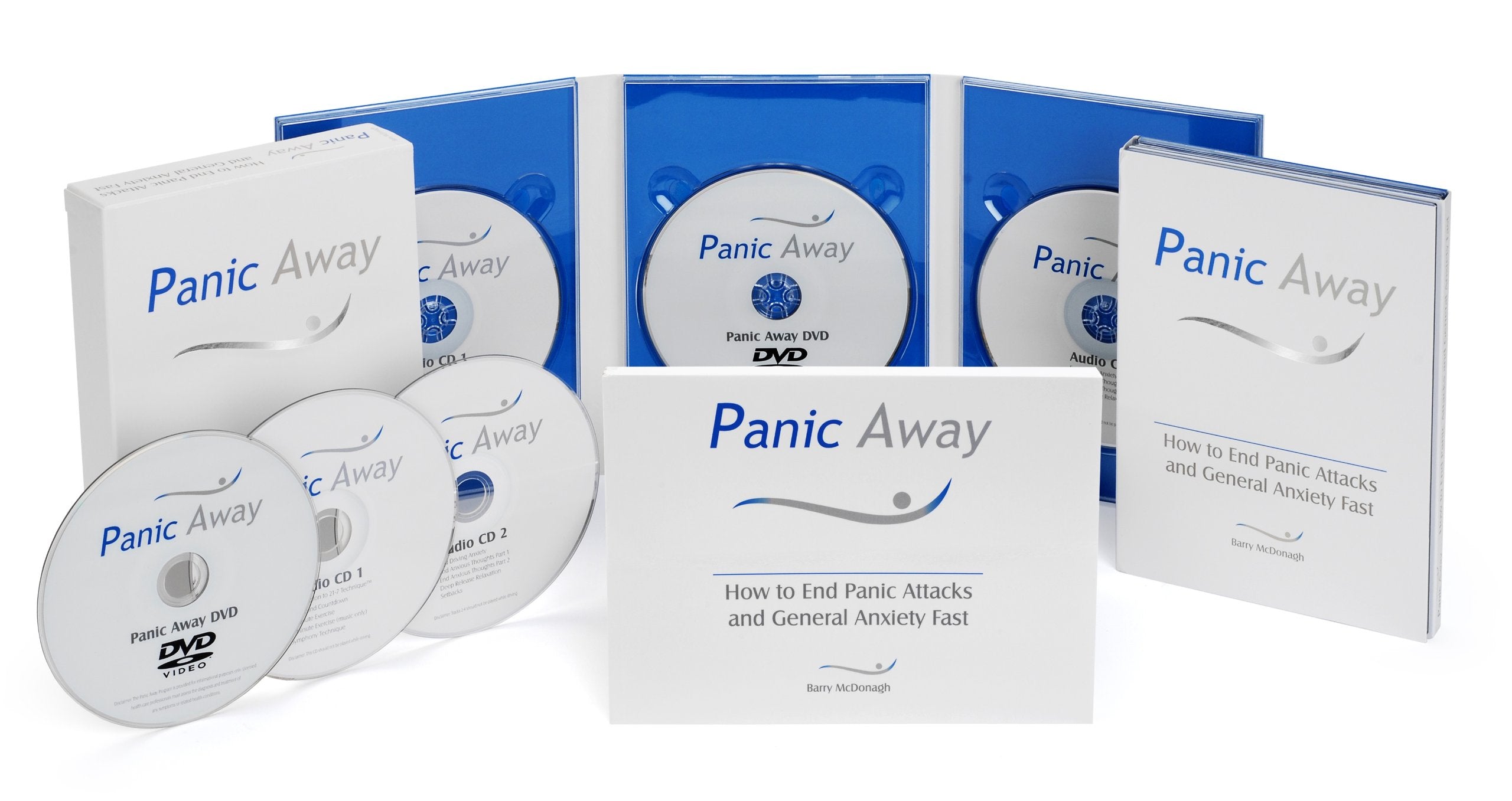 Panic Away: How to Stop Panic Attacks and End General Anxiety (multi-item set)