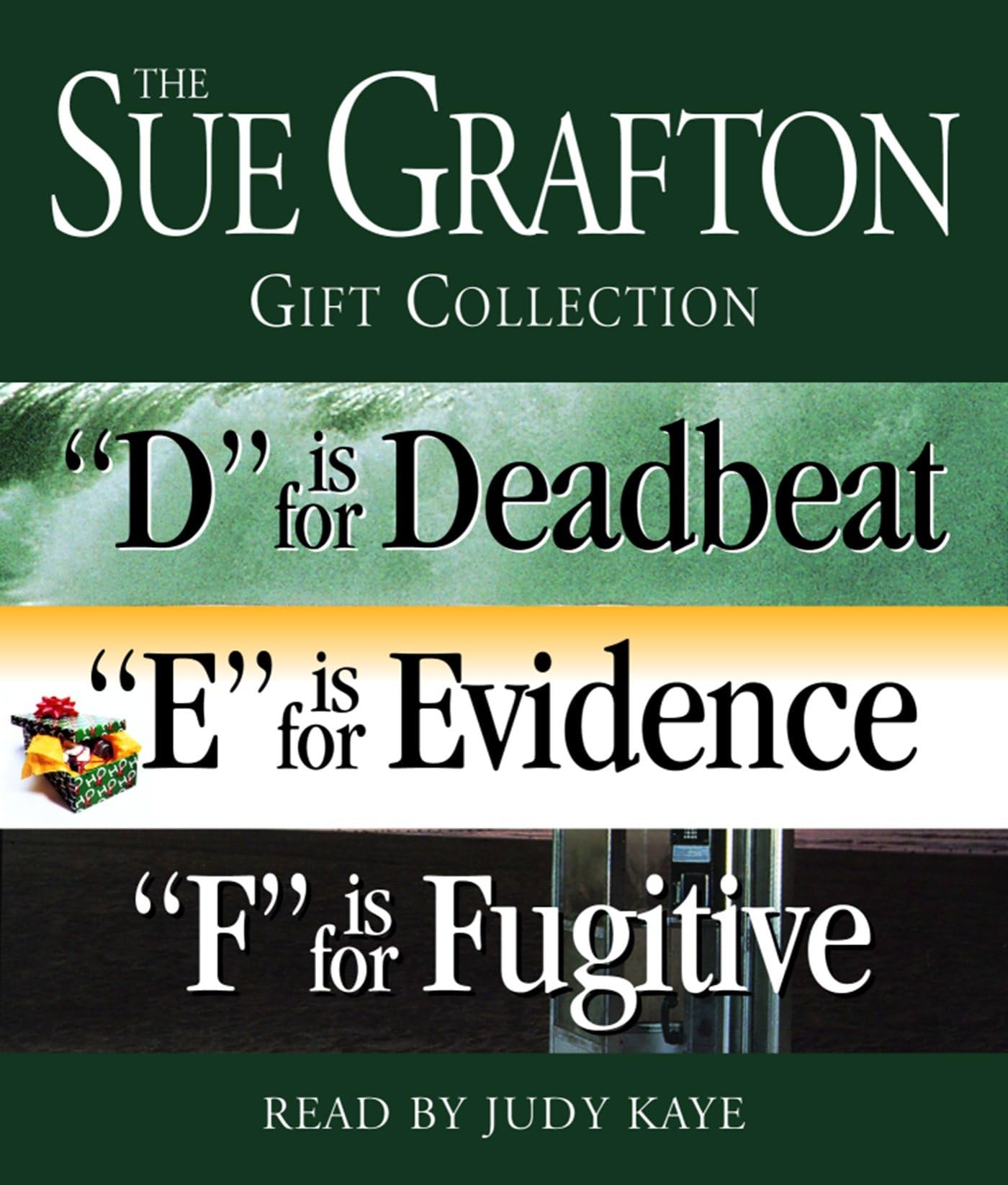 Sue Grafton DEF Gift Collection: "D" Is for Deadbeat, "E" Is for Evidence, "F" Is for Fugitive (A Kinsey Millhone Novel)