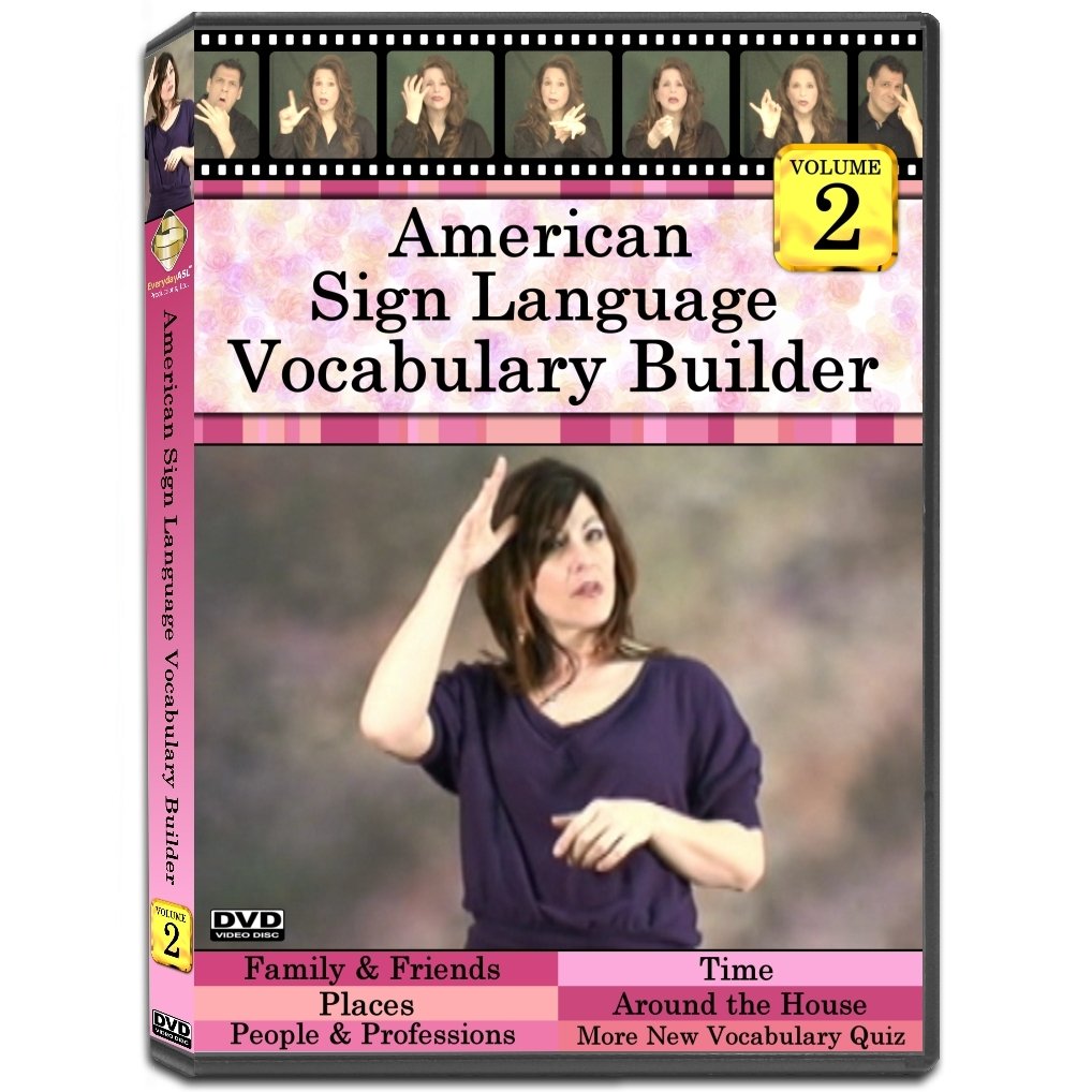 American Sign Language Vocabulary Builder, Volume 2