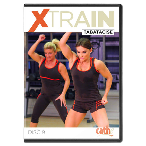 Cathe Friedrich XTrain Series Tabatacise Workout DVD - Includes 5 Short HiiT Tabata Workouts For Women and Men- Use For Short HIIT Workouts, Fat Burning, Weight Loss, and Cardio