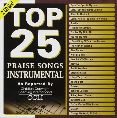 Top 25 Praise Songs: Instrumental
