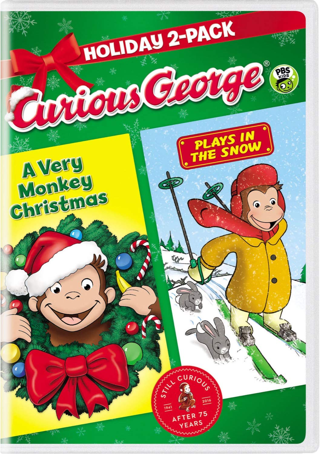 Curious George: Holiday 2-Pack (A Very Monkey Christmas / Plays in the Snow) [DVD]