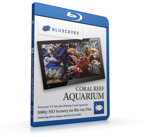 BluScenes: Coral Reef Aquarium 1080p HD Blu-ray Disc [Blu-ray]