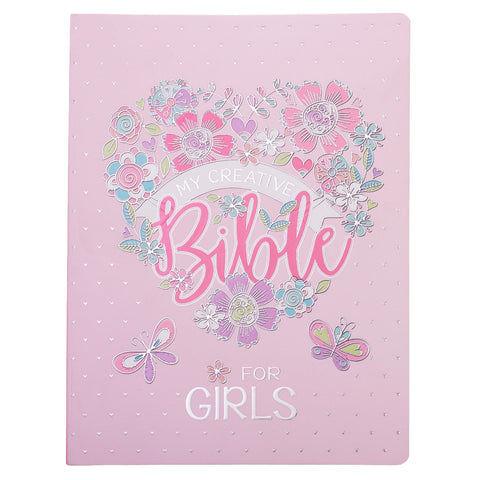 ESV Holy Bible, My Creative Bible For Girls, Softcover w/Ribbon Marker, Illustrated Coloring, Journaling and Devotional Bible, English Standard Version, Pink (ESV Creative Editions Girls)