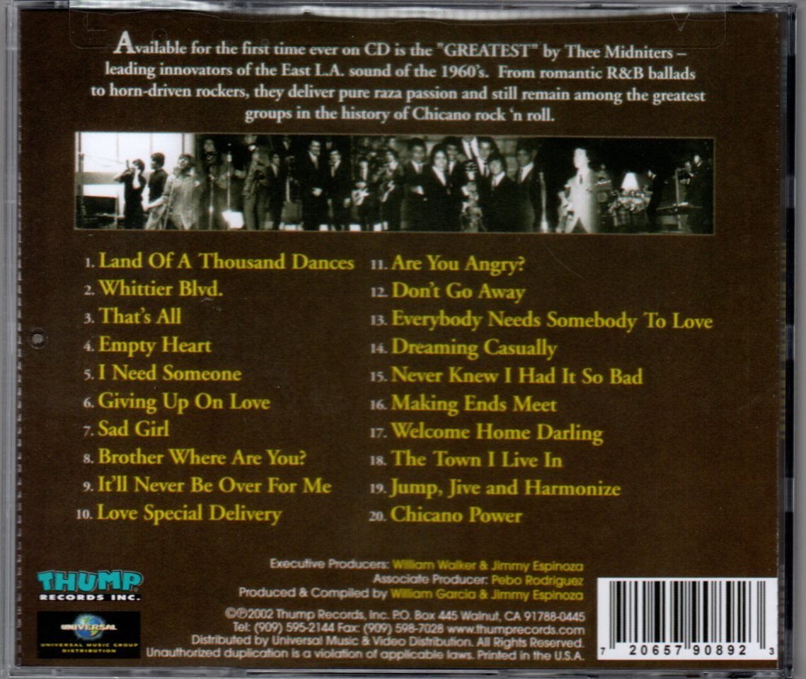 Thee Midniters Greatest