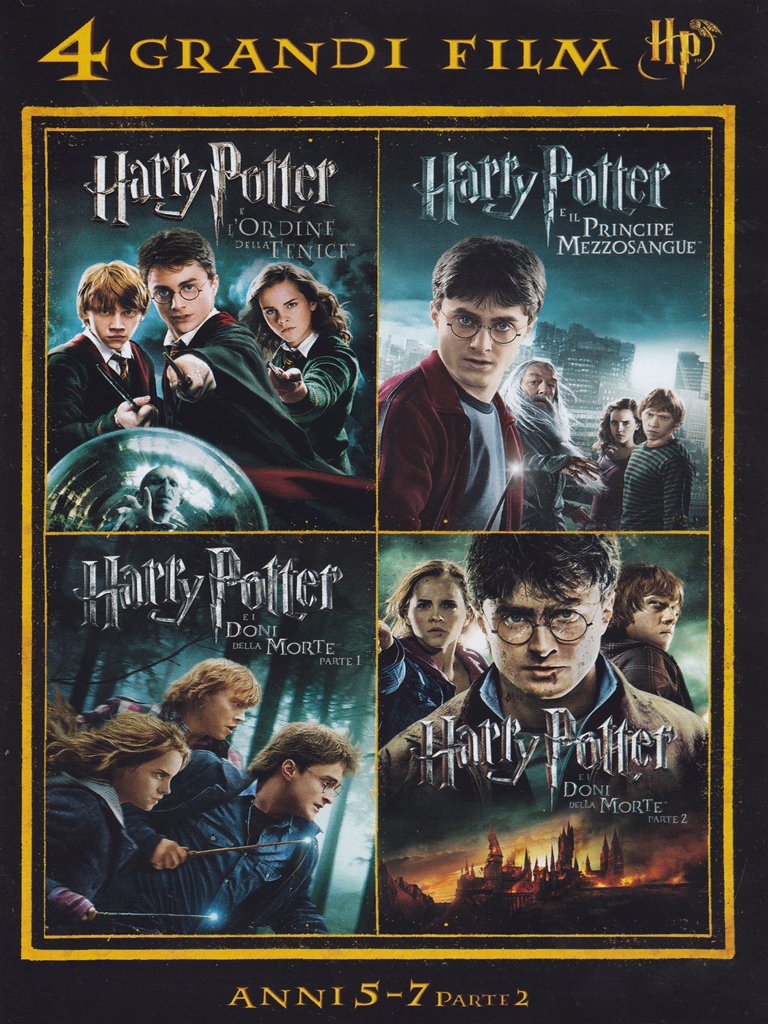 harry potter - 4 grandi film #02 (4 dvd) box set dvd Italian Import