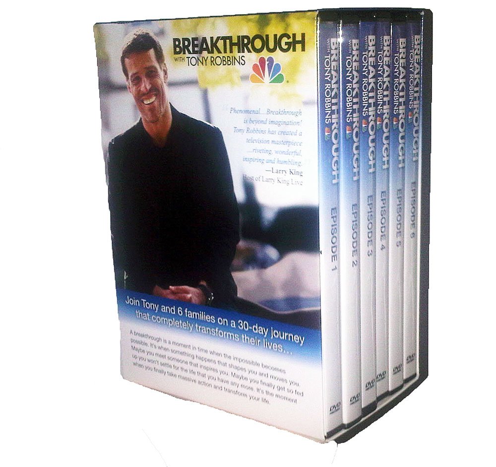 Breakthrough With Tony Robbins DVD Set (6 DVDs- Episodes 1-6)